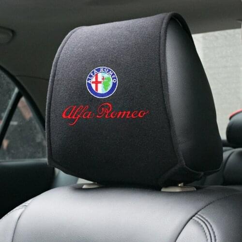 New style soft Neck Pillow car styling Car seat headrest for alfa romeo 159 147 156 giulietta 147 159 mito Nheadrest accessories