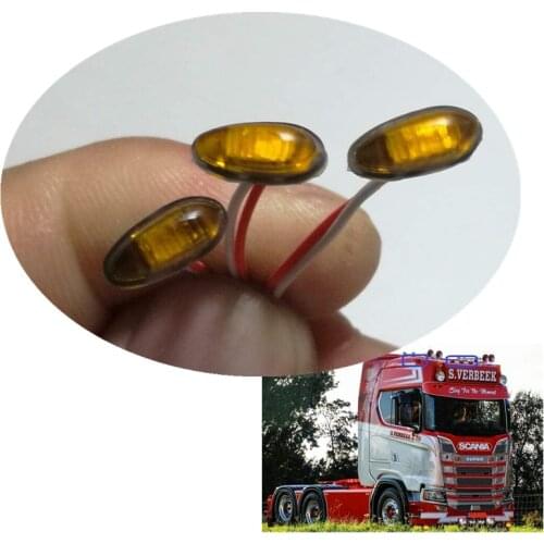RC Car Toys Roof Shell Marker Lights For 1/14 SCALE Model Truck TAMIYA LESU HERCULES IVECO SCANIA MAN MERCEDES VOLVO Tractor Diy