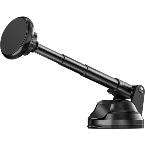 Stretchable Magnetic Car Mount Phone Holder Adjustable Retractable for Car Windshield Desk With Suction Cup Base