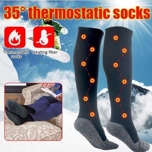 Self Heating Socks 35 ℃ Constant Temperature Heat Socks Compression Socks Outdoor Sports Socks Winter Stockings