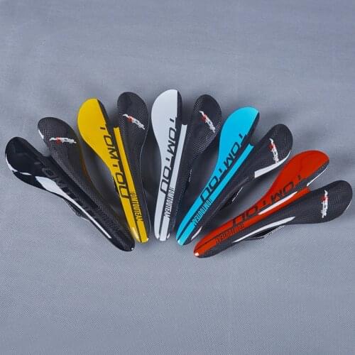 TOMTOU Cycling Saddle Carbon Fiber Front Seat Mat Bike Cushion Mountain Road Bicycle Parts