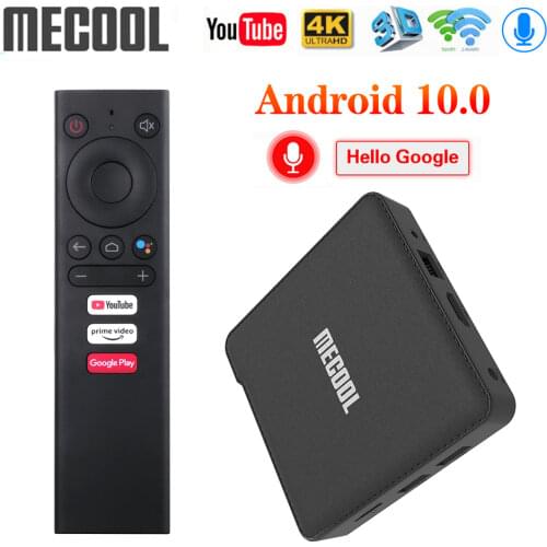 Mecool KM1 Deluxe ATV Google Certified Android 10 TV Box Amlogic S905X3 Androidtv Prime Video 4K Dual Wifi Set Top Box 2G 16G
