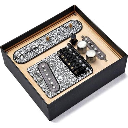 3 Way Prewired Control Plate Bridge Neck and Bridge Pickups Set for TL Musical Instrument Parts