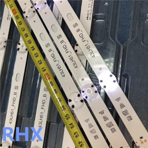 6piece/lot 43 inch use FOR LG 43LH5100 43" LED TV HC430DUN-SLVX1-5142 43LH51_FHD_B 43LH51_FHD_A 100%NEW