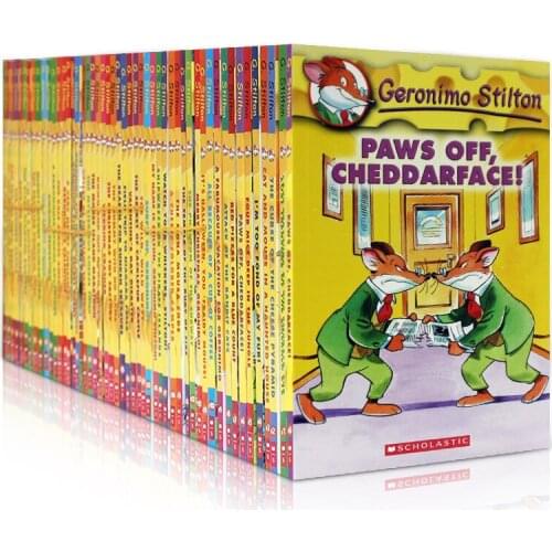 70 Books/set Geronimo Stilton 1-70 Chapter Bridge Book Childrens Story Picture Book Education kids English reading 5-12 years