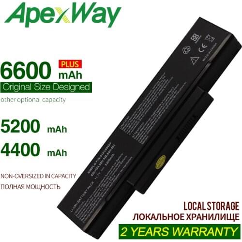 ApexWay Battery A32-F2 A32-F3 A32-Z94 A32-Z96 BTY-M66 SQU-528 For Asus Z53 M51 Z94 A9T F3 F3S F3K F3T F3SV F3JR F3JA F3E F3KE