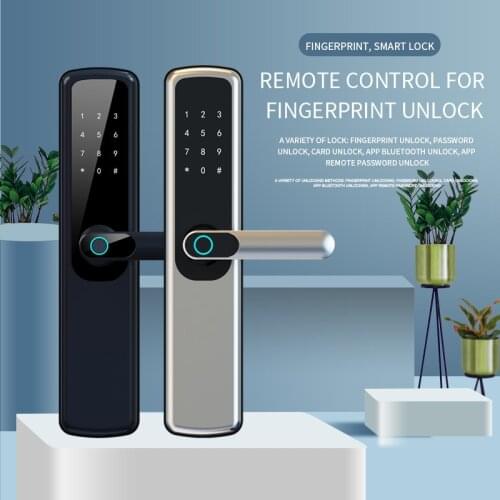 A grip open fingerprint Password Lock anti-theft Electronic Lock Company Office Home Rental Housing Smart Door Lock