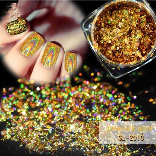 Laser Powder Peacock Powder Peacock Brocade Powder Laser Golden Peacock Gold Powder Hot Selling Peacock Powder