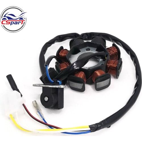 8 Coils Magneto Stator For GY6 49cc 50cc Moped Scooter Sunl Roketa Vespa Jonway Znen Jmstar