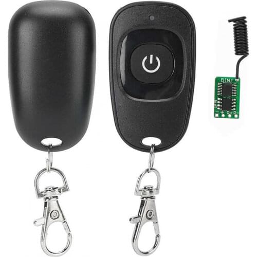 Mini Wireless Switch 3.7V 6V 9V 12V Remote Control Relay Controller Power Remote ON OFF