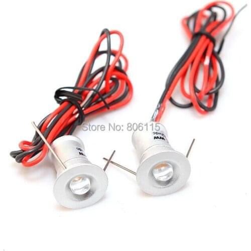 1W DC12V Mini LED Downlights LED Under Cabinet Light for home/commercial Stars lamps 1W LED Spotlights Warm White Cold White