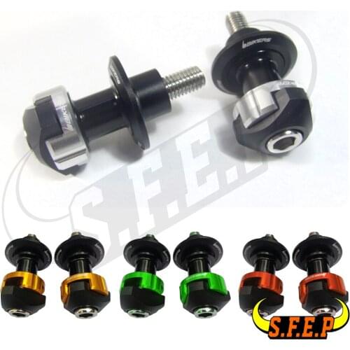 Motorcycle Universal CNC Aluminum Swingarm Spools slider stand screws For Ducati ST3/S/ABS SPORT 1000 GT 1000 PAUL SMART LE
