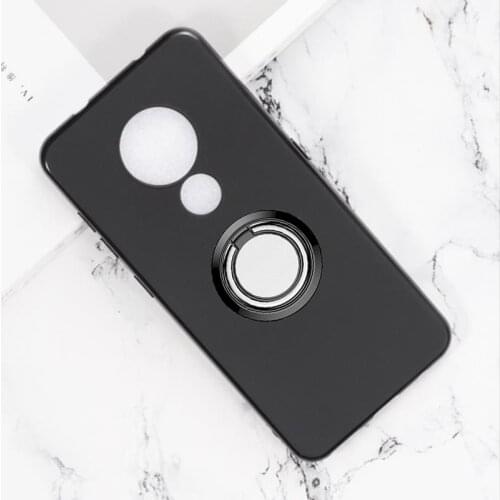 For Nokia 6.2 7.2 2.1 5.1 6.1 7 Plus 7.1 2018 8 Sirocco 8.1 X5 X6 X71 3 5 6 Back Ring Holder Bracket Phone Case TPU Soft Cover