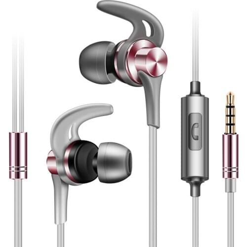 Original Fonge J02 In-ear Headset with Micro 3.5mm Stereo Heavy Bass Music Noise Canceling Earphones for Samsung Galaxy s9 Xiaom
