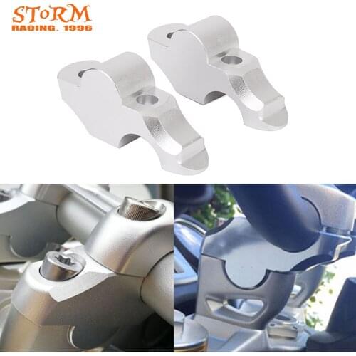 Motorcycle Handlebar Riser Mount Extension Clamps For BMW R Nine T R9T 2014 2015 2016 2017 2018
