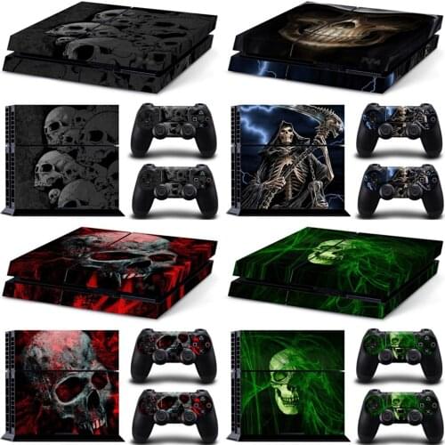 For PS4 Skin Sticker Cover Protector Vinyl Sticker For PS4 Slim Console Kinect and 2 Controller Skin