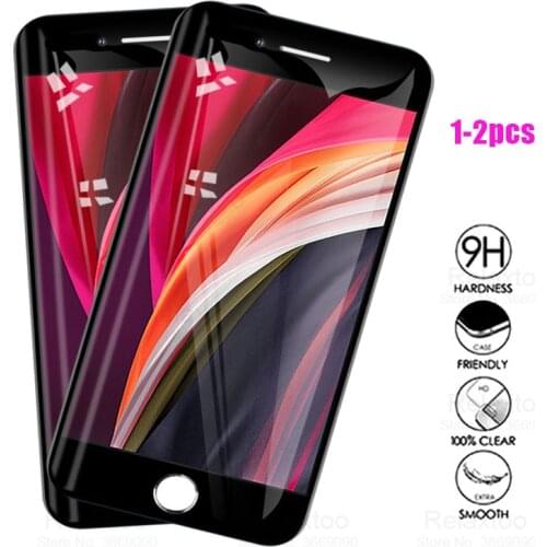 Tempered Glass on the for iphone se 2020 Screen Protector Flim For iphone se2 seⅡ Se2020 2020se aifon Protective Glass 1-2pcs