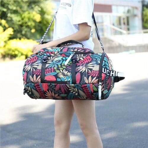 Womens Fitness Bag Yoga Mat Bag Fashion Casual Mens Mountaineering Bag New Large Capacity Travel Backpack