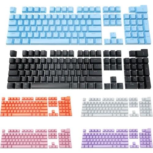 106Pcs Backlight ABS Key Caps Replacement Tool Kit Mechanical Keyboard Accessory
