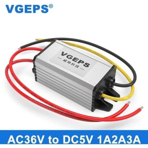 AC36V to DC5V step-down power converter AC8V-38V to 5V monitoring equipment regulated power supply module