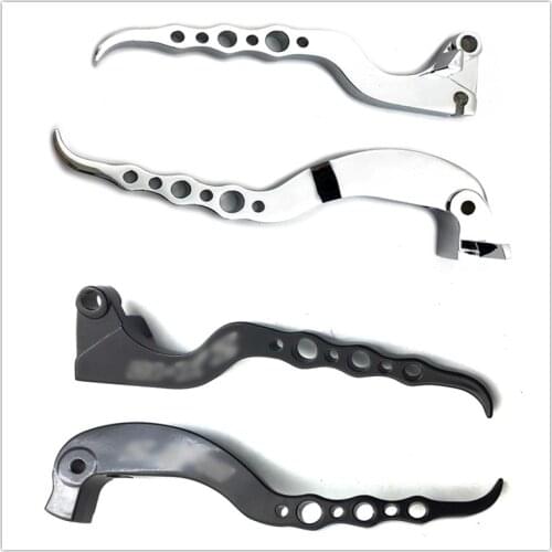 Aftermarket free shipping motorcycle parts chromed Hand Brake Clutch Levers Billet Aluminum For 2006-2007 Kawasaki ZX-10R BLACK