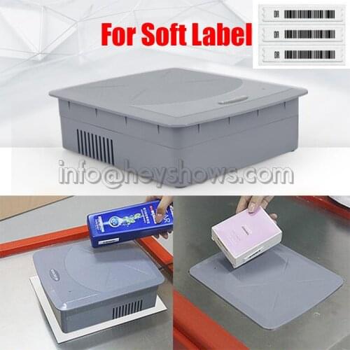 EAS Soft Label Deactivator Acoustic Magnetic Decoder Checkout Counter Soft Label EAS System Degauss With Sound And Light Alarm