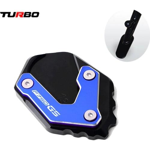F750GS Kickstand Side Stand Extension Plate Pad For BMW F750GS F 750GS F750 GS F 750 GS 2018 2019 2020 Motorcycle Support Pad