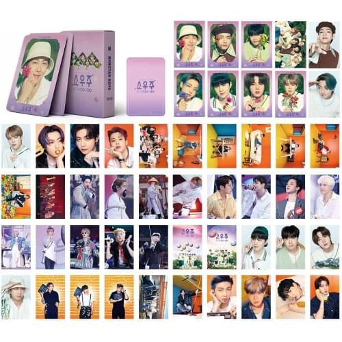 K-POP 54PCS/SET South Korean Groups Bangtan Boys Lomo Card Poster New Album SOWOOZOO PhotoCard Cards Wall Banner