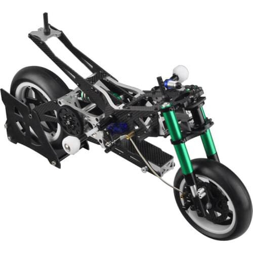 1/5 Carbon Fiber Racing Motorcycle Assembly Kit (silver Carbon Fiber)