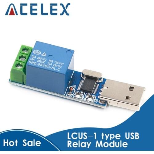 LCUS-1 type USB Relay Module Electronic Converter PCB USB Intelligent Control Switch