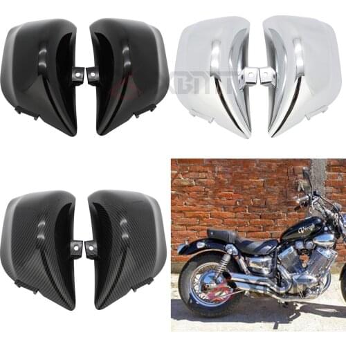Motorcycle Accessories Left Right Side Battery Fairing Cover For Yamaha Virago XV 400 535 XV400 XV535 1987-2021 2018 2019 2020