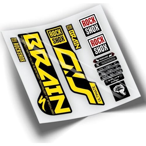 STICKERS clevis Rod BICILECTA ROCKSHOX BRAIN 2021 WP402