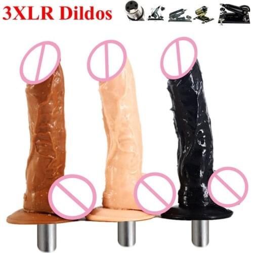Y32 Entry Level Sex Machine Attachment 3XLR Accessories Dildos Suction Cup Sex Love Machine Products For Women For Man