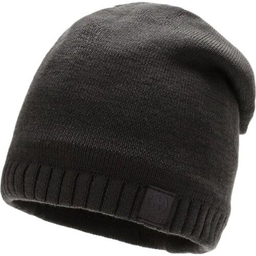 New Winter Hat Men Solid Color Knitting Wool Beanies Autumn Winter Warm Comfortable Hat Outdoor Accessories Thick Cotton Hats