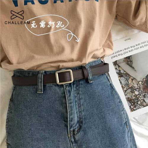 New fashion designer Women Belts ladies luxury brand design belt Free Size PU leather trend retro punk student youth belts 180