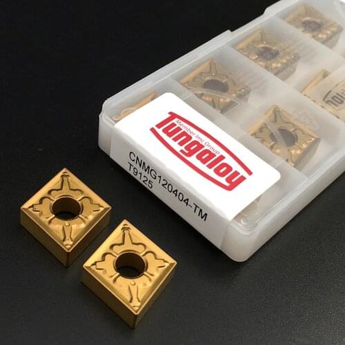 10pcs CNMG120404 TM T9125 High Quality Carbide Inserts Hard Alloy External Turning Tool CNMG 120404 CNC Lathe Tools For Steel