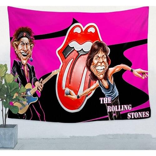 Rock Band Posters Hip Hop Reggae Music Banners Flags Tapestry HD Canvas Printing Art Tapestry Mural Wall Sticker Home Decoration