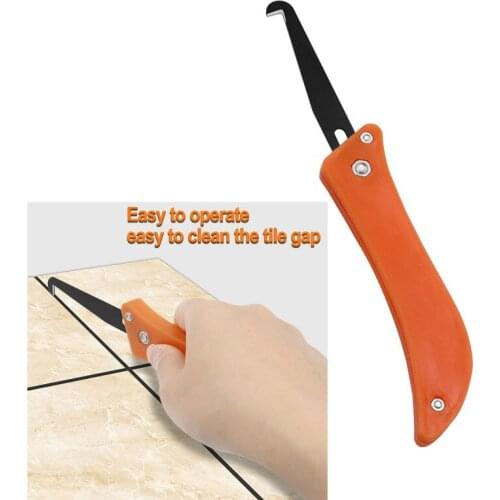 Professional Household Handheld Folding Hook Knife for Tile Crack Grout Cleaning Hand Tools for Kitchen new
