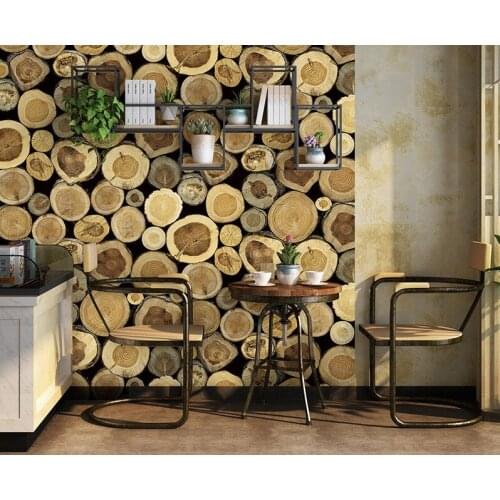 3D Peel and Stick Wallpaper Vintage Wood Panel Wallpaper for Walls Non-Self Adhesive Contact Paper For Hotel Bedroom Living room