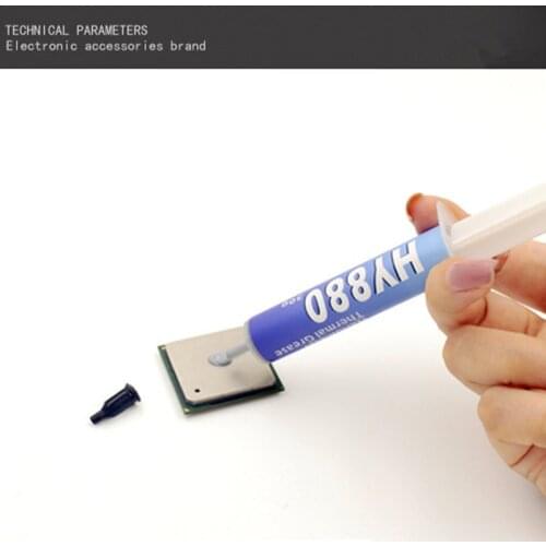 HY880 30g Needle Tube Packing Super Carbon Nano Thermal Grease For CPU GPU LED New Arrival
