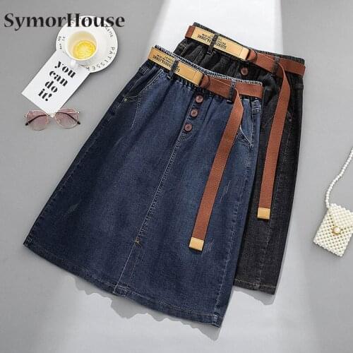 Женские юбки джинсовые SymorHouse China At AliExpress