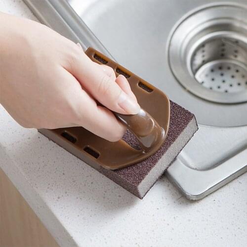 Magic Brush Kitchen Supplies for Pot Gas Stove Cleaning Brush Sponge Rub Metal Rust Remover Strong Decontamination