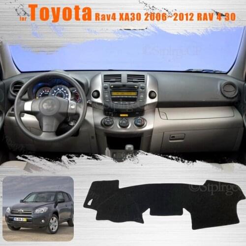 For Toyota Rav4 XA30 2006~2012 RAV 4 30 Console Dashboard Suede Mat Protector Sunshield Cover