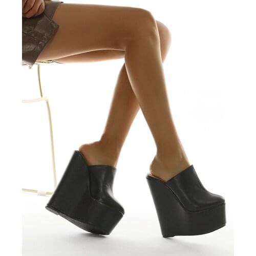 European Style Simple Wedges Heel Sandals Open Toe Women Sandals Size 35-42