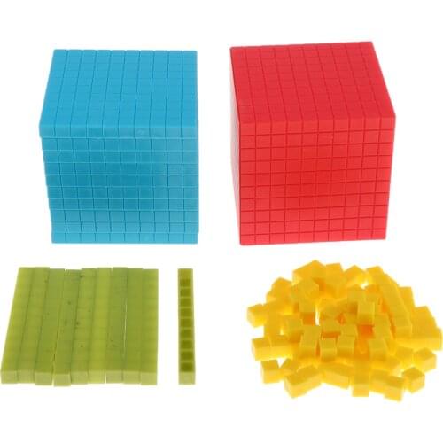121 Pack Montessori Math Training Decimal Children Early Learning Toys