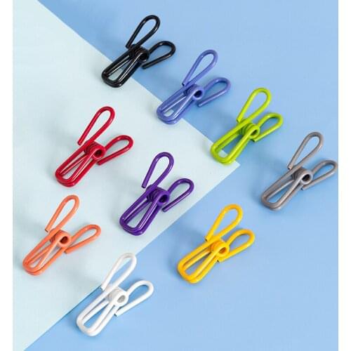 20pcs/lot Household multifunctional jinsu clip dry socks clothes hangers on clamp windproof clothes clip