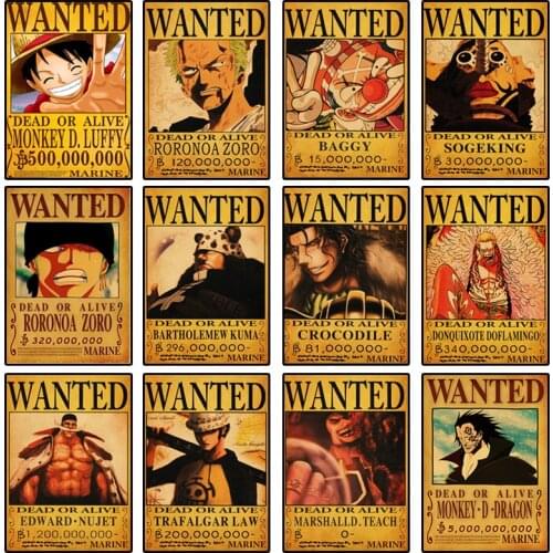 Anime One Piece Canvas Painting Luffy Nami Sanji Usopp Character Poster Childrens Bedroom Home Accessories Picture Module