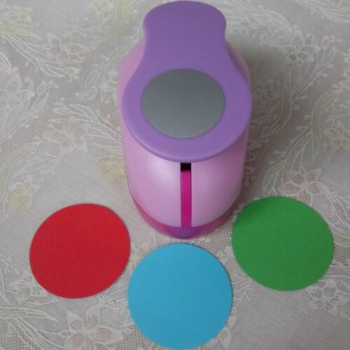 Free shipping 1"(2.5cm) Circle EVA Foam Paper Cutter Craft Punch Scrapbooking Machine Handmade punches hole puncher embossers