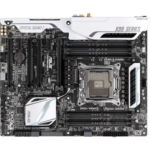 Free shipping original motherboard for ASUS X99-PRO/USB3.1 DDR4 LGA 2011-V3 USB2.0 USB3.0 boards 64GB X99 Desktop motherborad