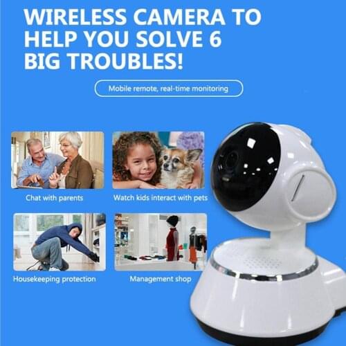 New 720P WiFi IP Camera Baby Monitor Portable HD Wireless Smart Baby Camera Audio Video Record Surveillance Home Security Camera